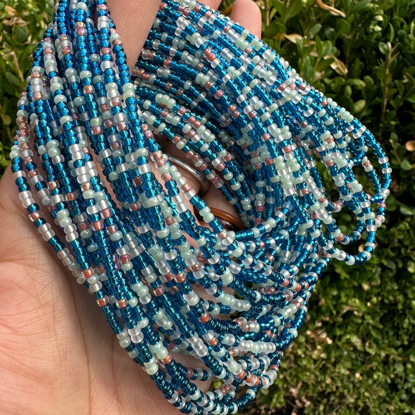 Capri Skies Waistbead & Matching Anklet
