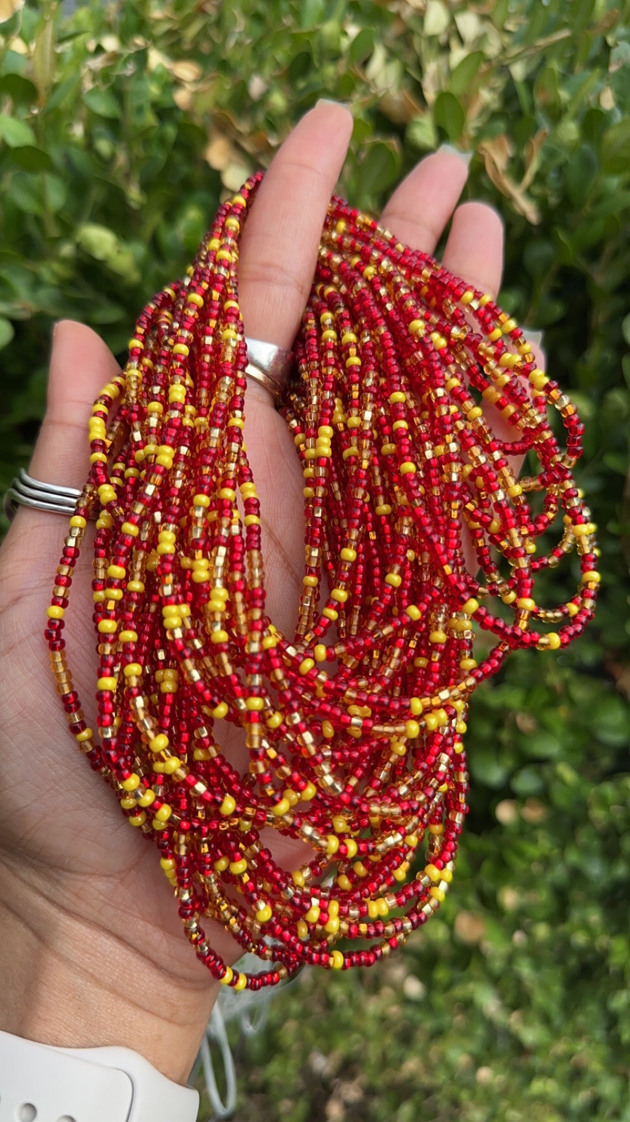 Phoenix Rising Waistbead & Matching Anklet
