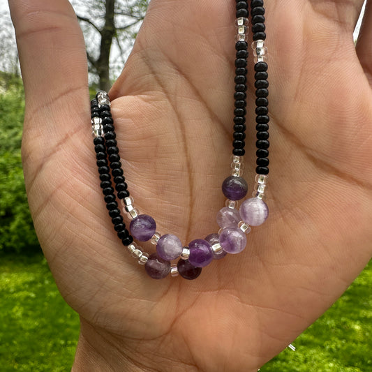 Amethyst Anklet