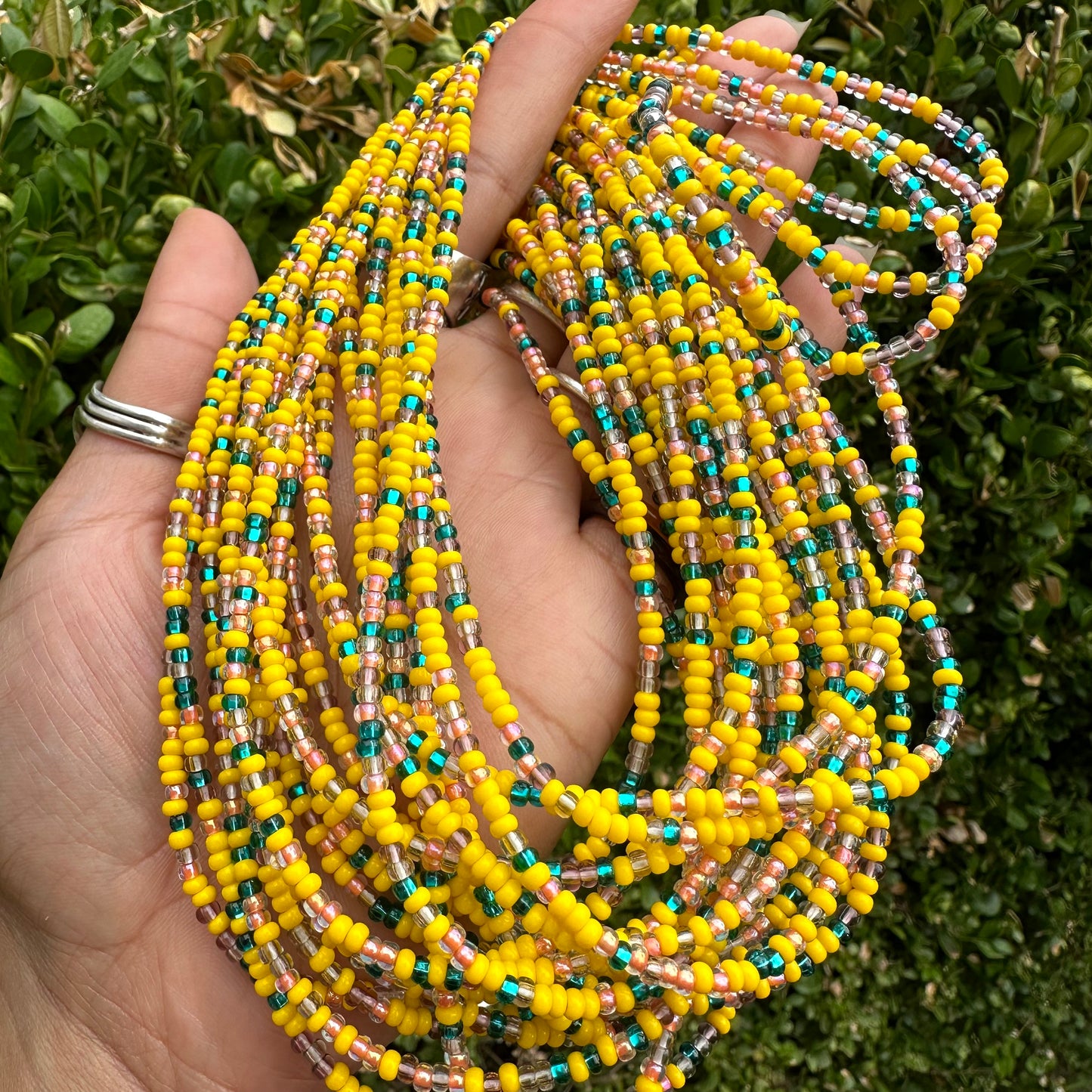 Glistening Yellow Waistbead
