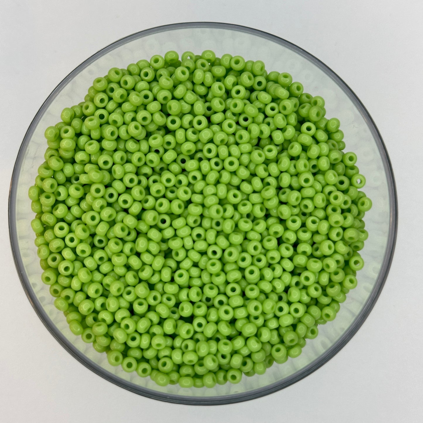 Lime Green Opaque Preciosa 8/0