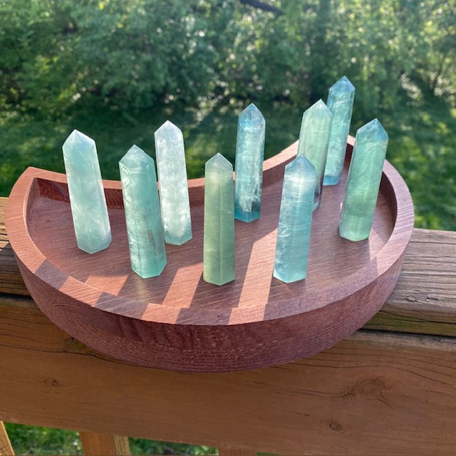 Green Fluorite Points