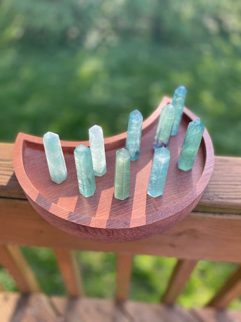 Green Fluorite Points