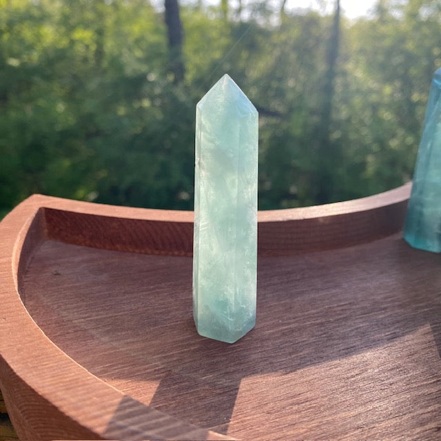 Green Fluorite Points