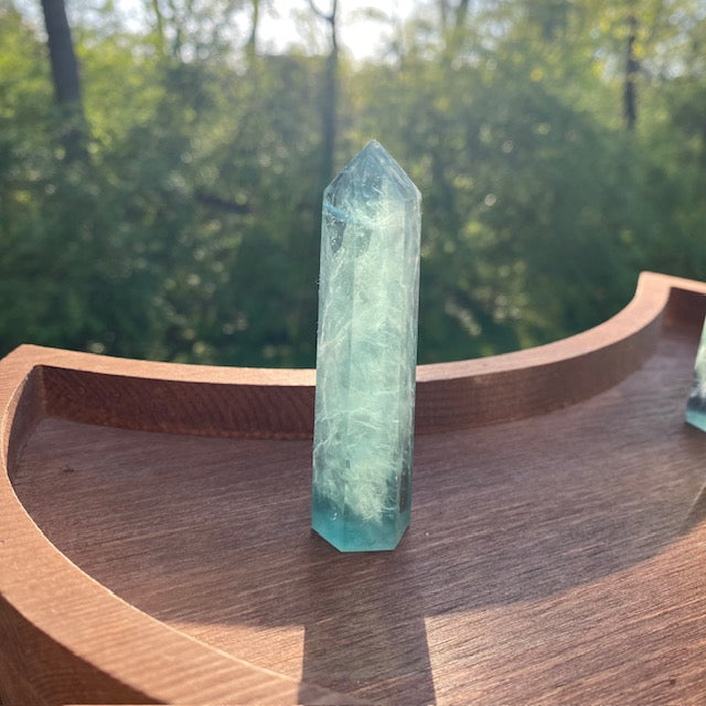 Green Fluorite Points