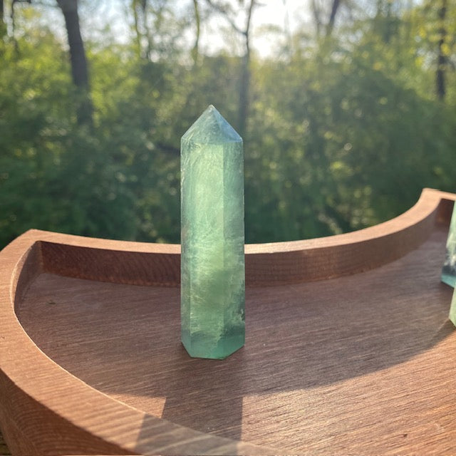 Green Fluorite Points
