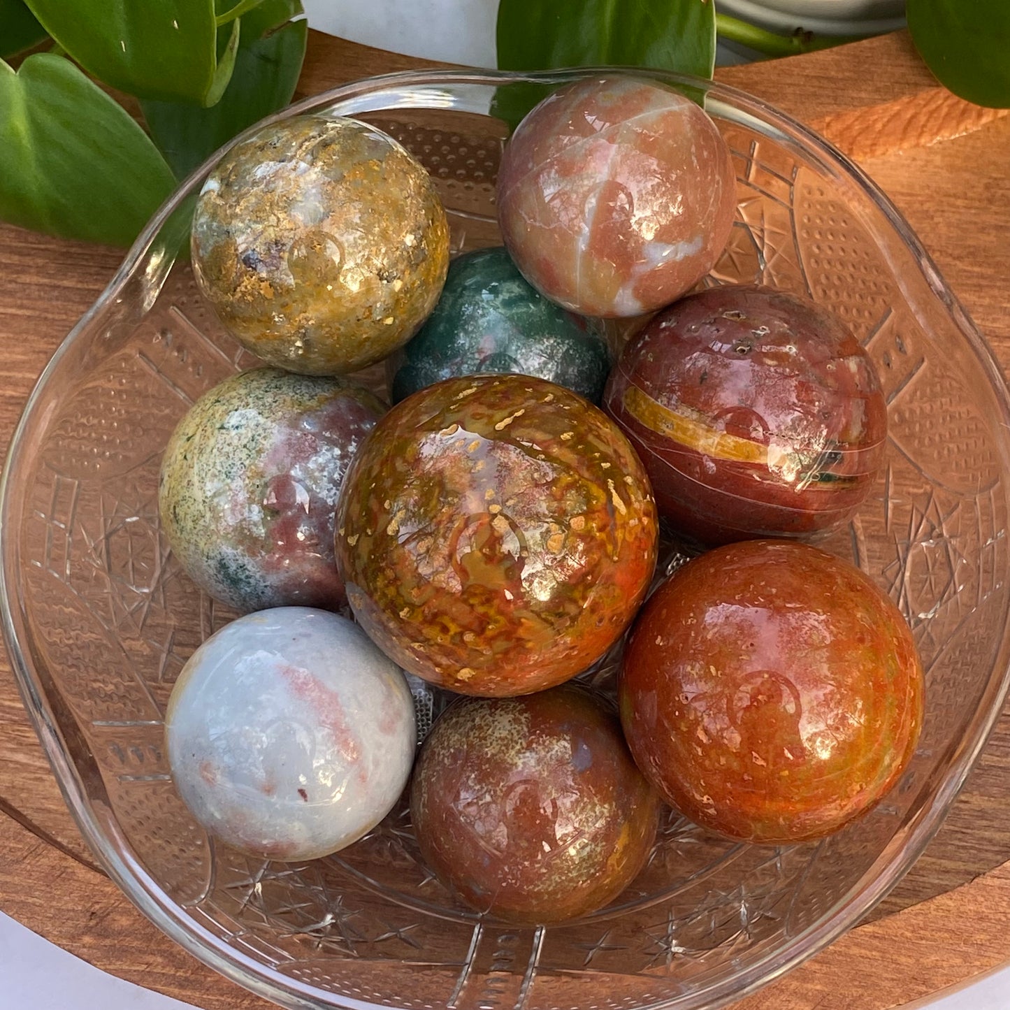 Ocean Jasper Spheres
