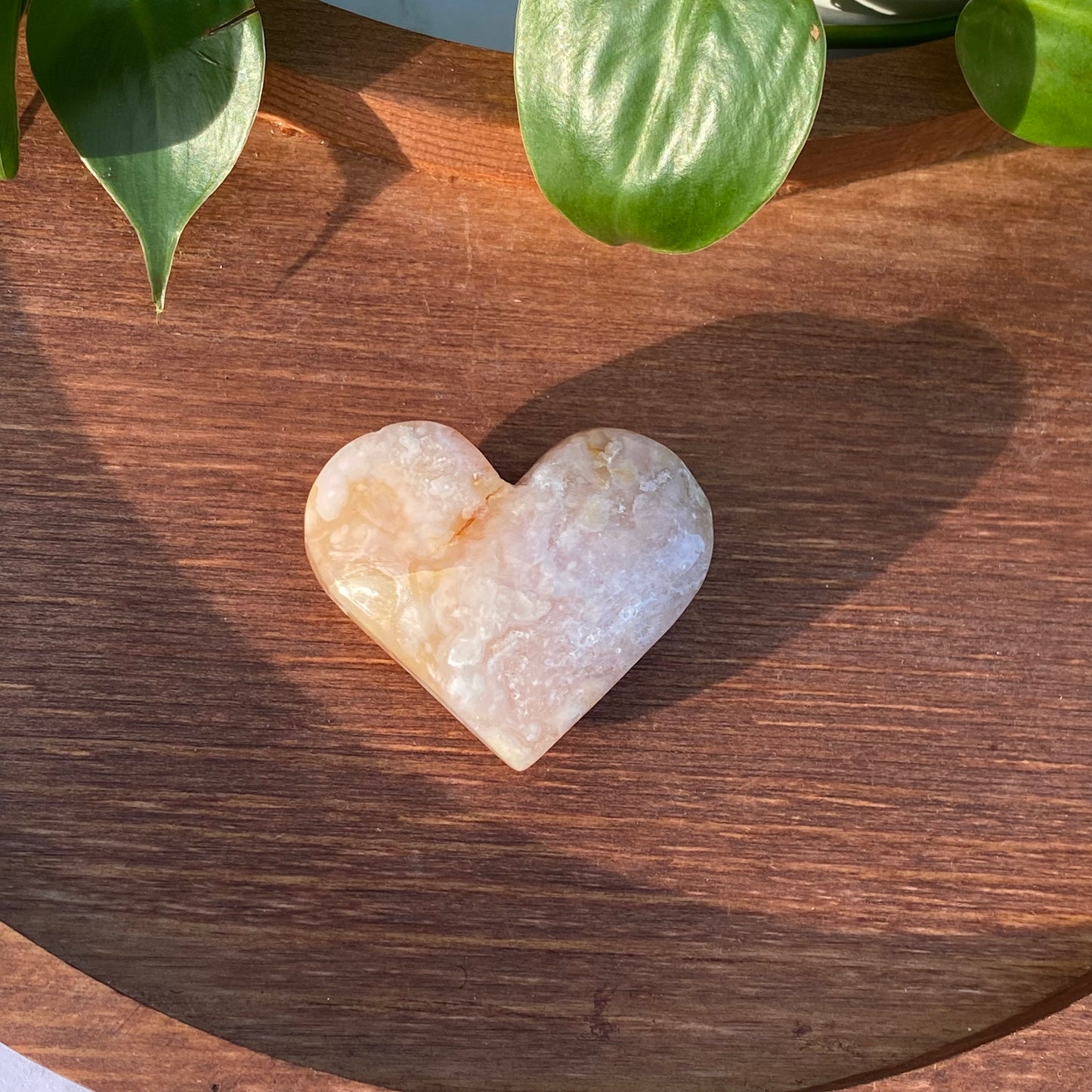 Flower Agate Hearts