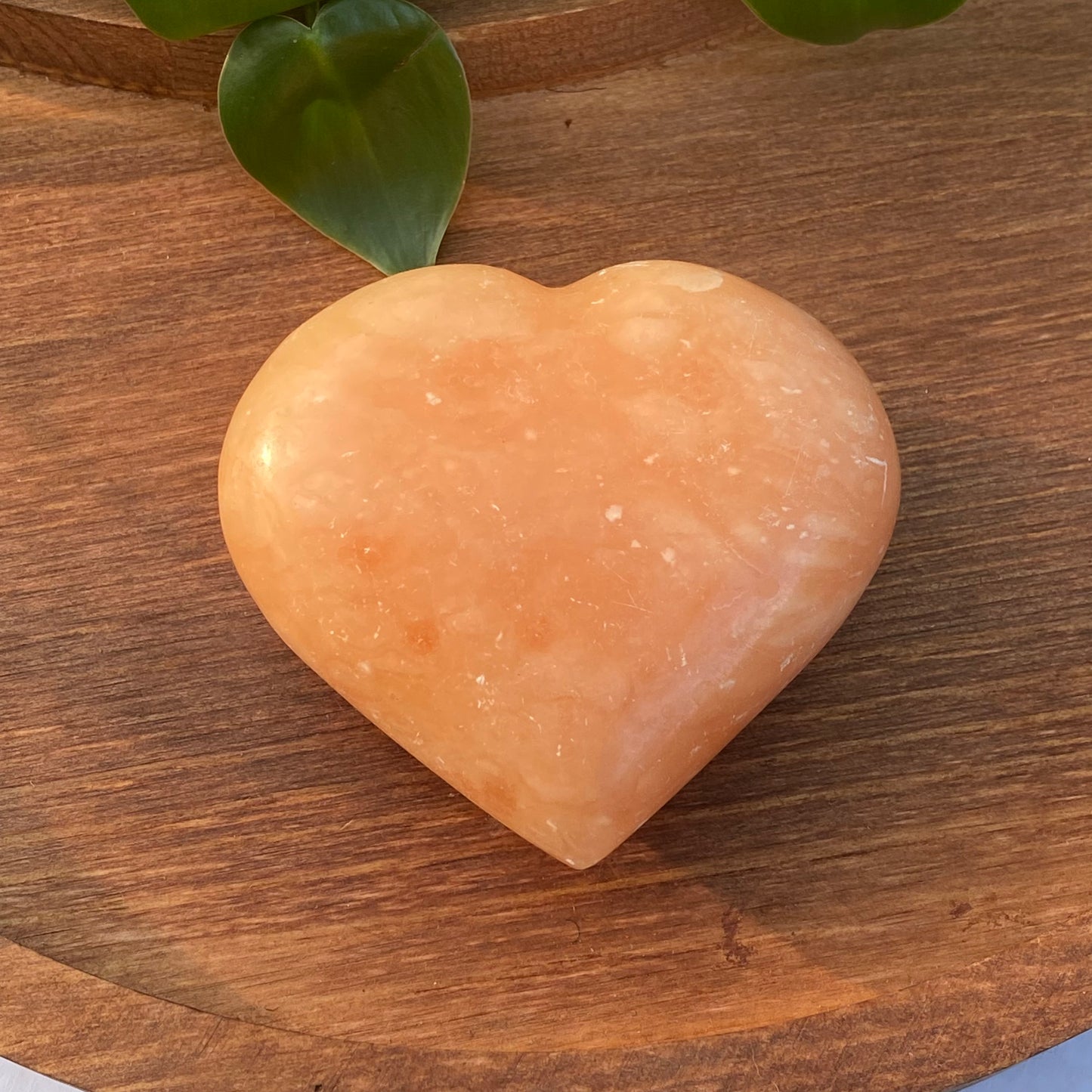 Yellow Selenite Hearts