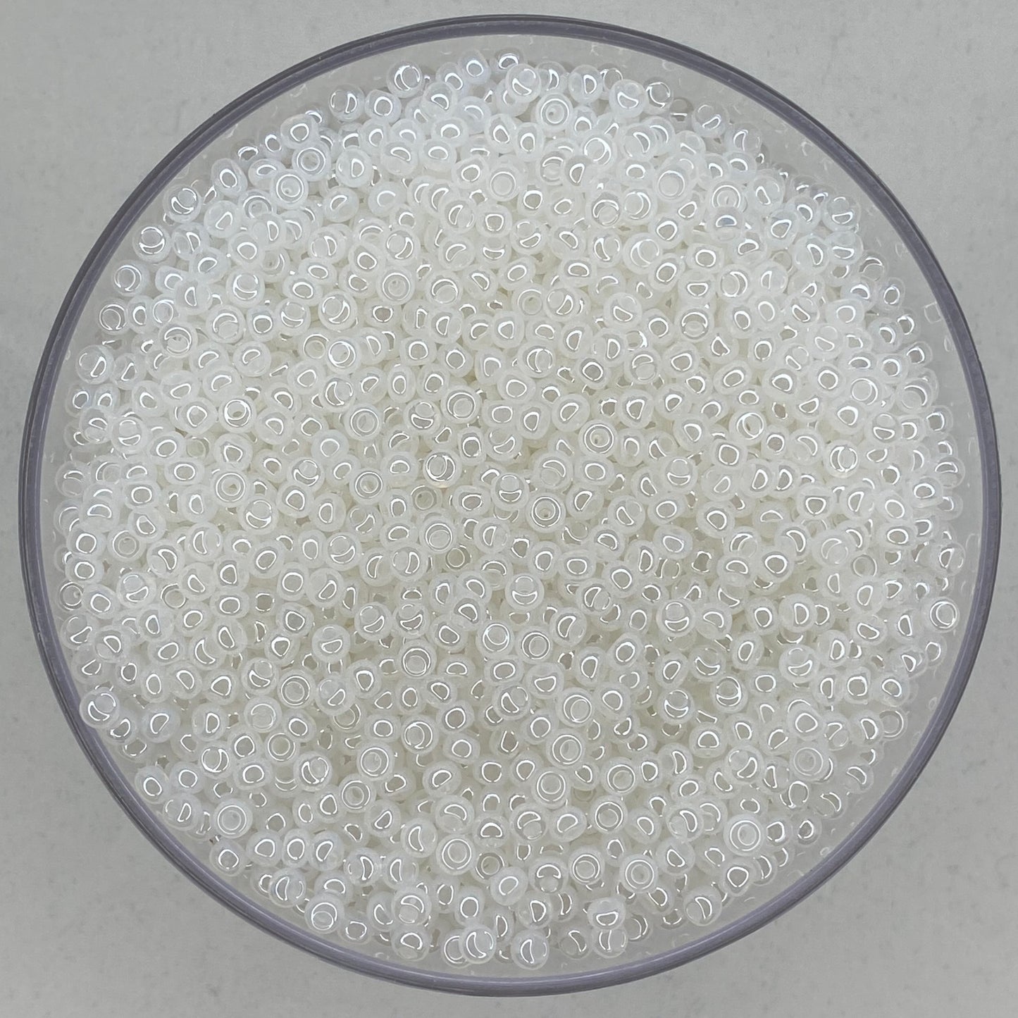 White Pearl Preciosa 8/0 Seed Beads