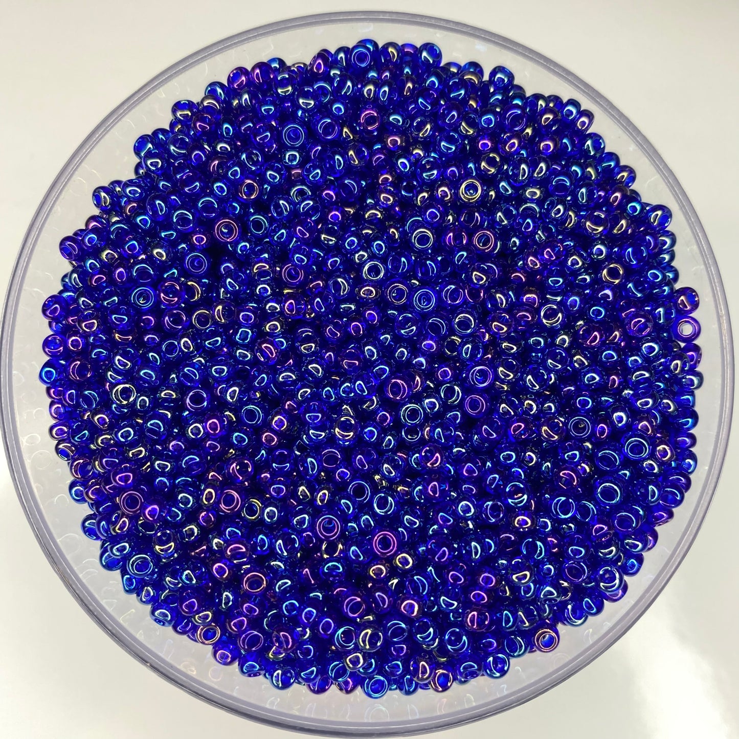 Dark Sapphire AB Preciosa 8/0