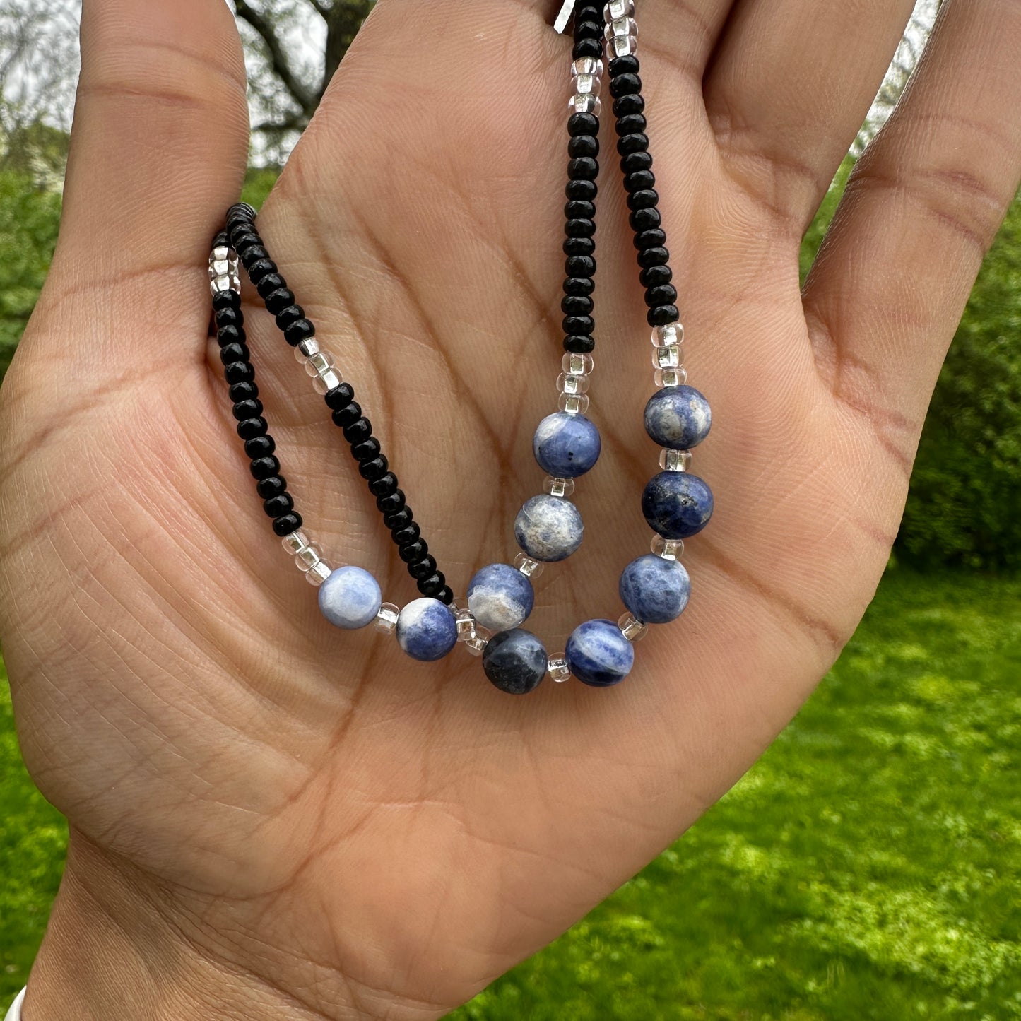 Sodalite Anklet