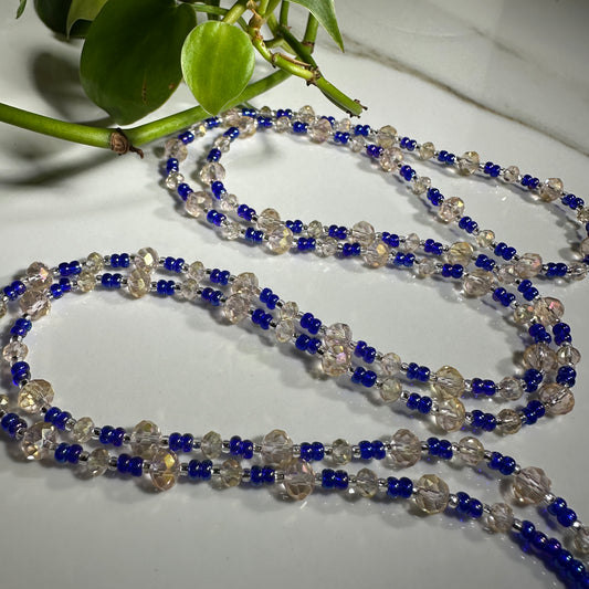 Sapphire/Champagne Waistbead