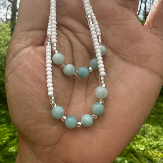 Amazonite Anklet