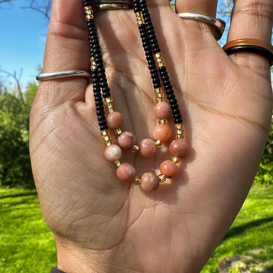 Golden Mica Anklet