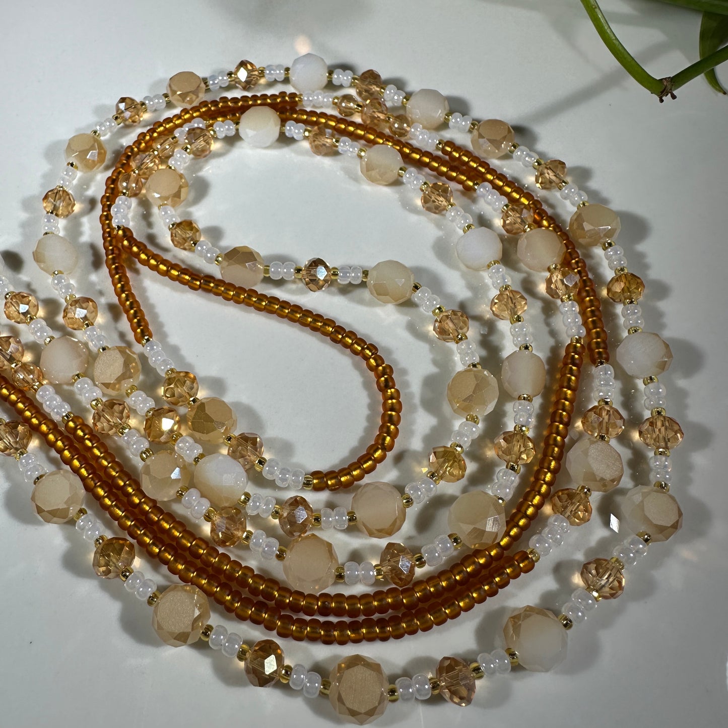 Brilliant Honey Waistbead Set