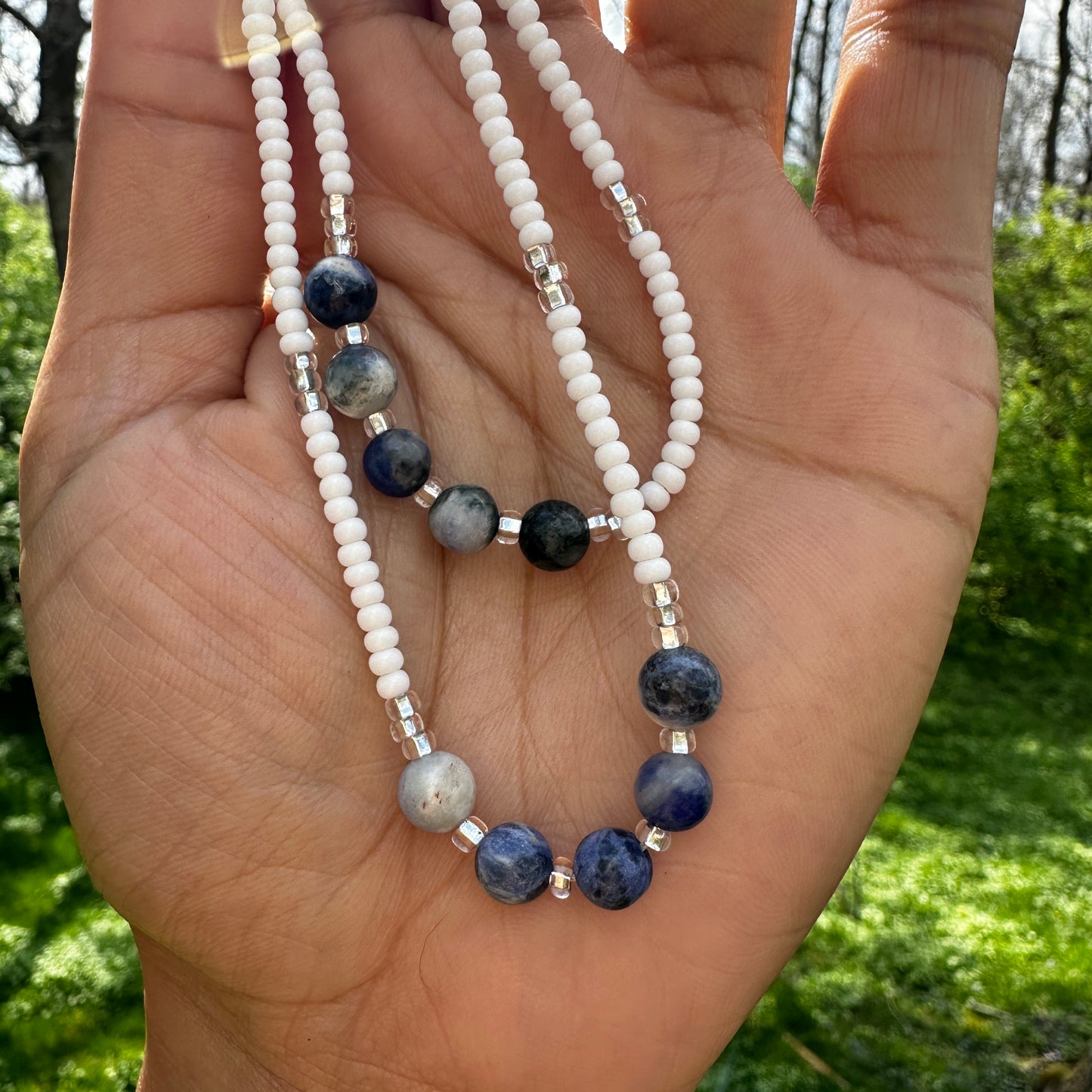 Sodalite Anklet