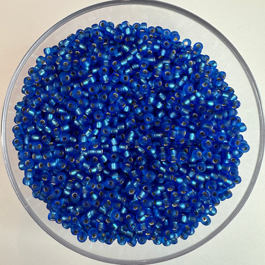 Matte S/L Sapphire Miyuki 8/0