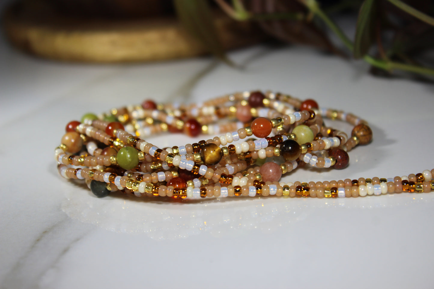 Gaia Tie On Waist Bead