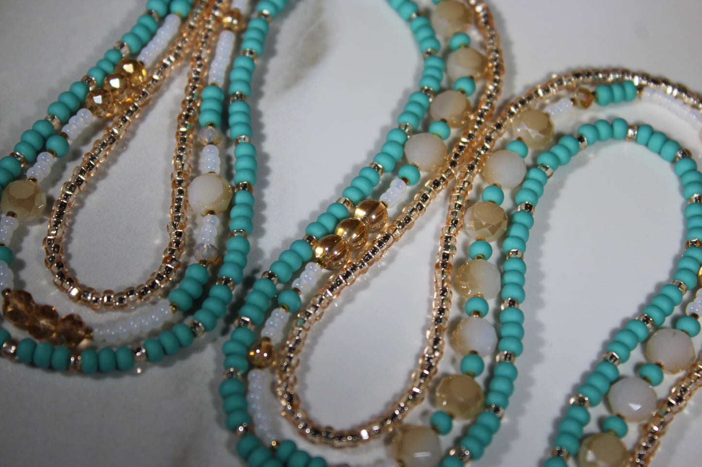 Solstice Bloom Tie On Waist Bead