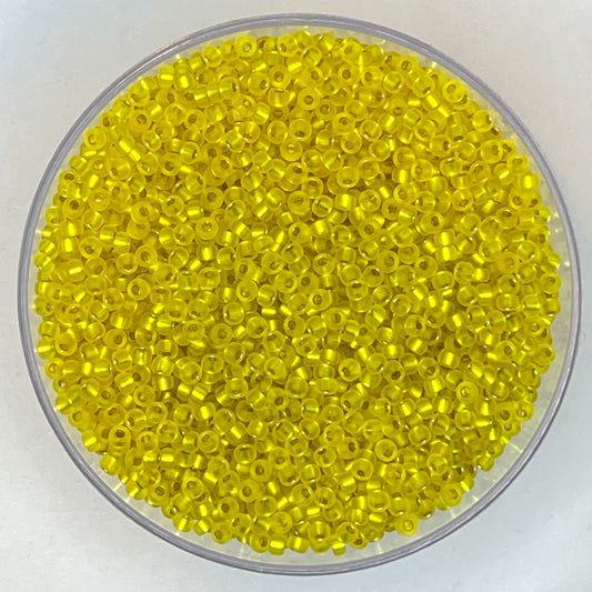 Matte S/L Yellow Miyuki 8/0