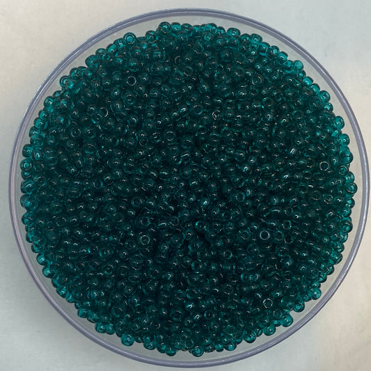 Translucent Teal Miyuki 8/0
