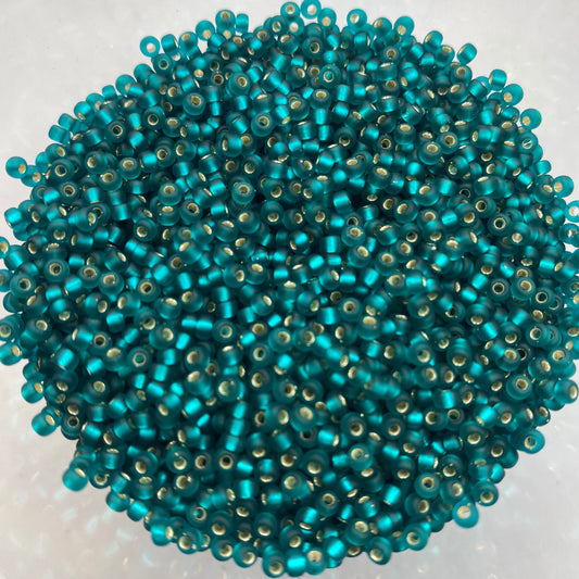 Matte S/L Teal Miyuki 8/0