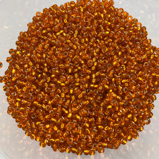 S/L Orange Miyuki 8/0