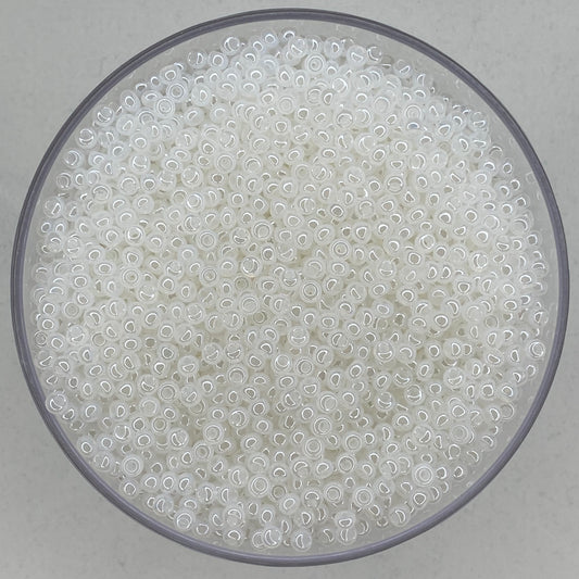 White Pearl Preciosa 8/0 Seed Beads