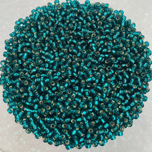 Translucent S/L Teal Miyuki 8/0