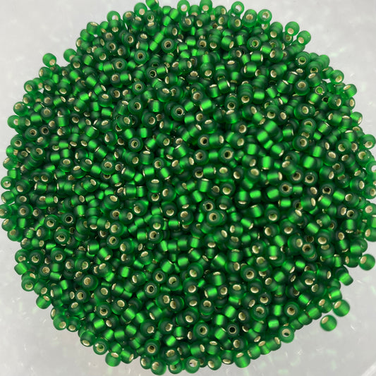 Matte S/L Green Miyuki 8/0