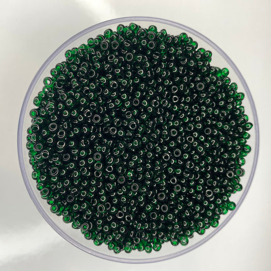Translucent Dark Green Preciosa 8/0