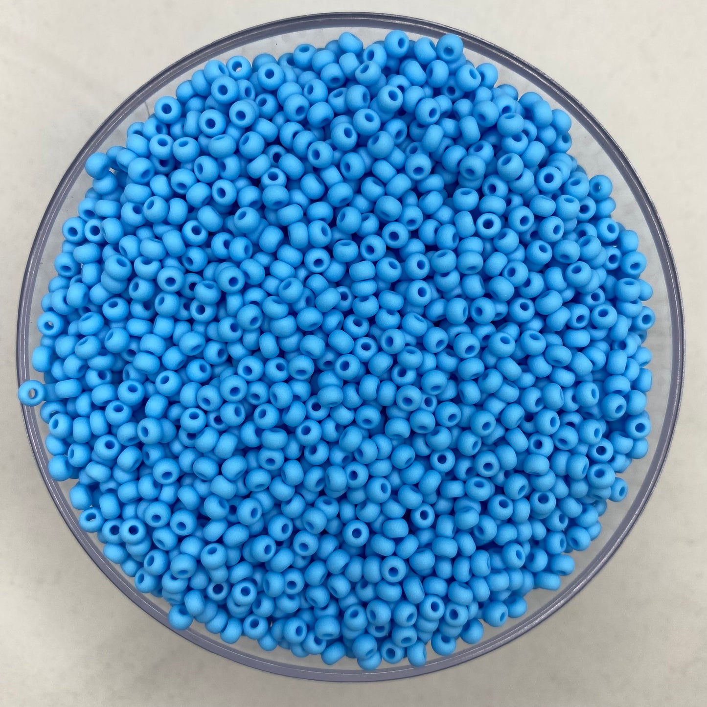 Blue Turquoise Matte Preciosa 8/0