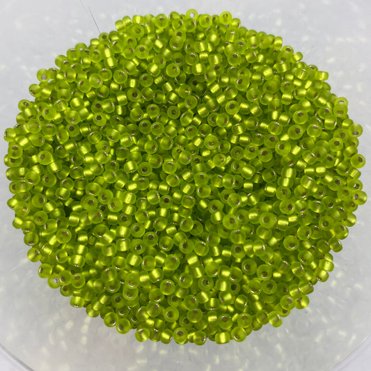 Matte S/L Chartreuse Miyuki 8/0